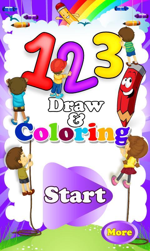 123 Draw and Coloring截图1