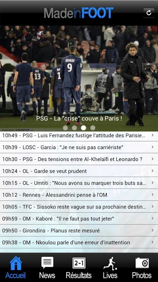 Infos Foot : MadeInFoot截图1