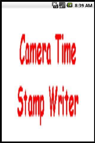 Camera TimeStamp Writer截图1