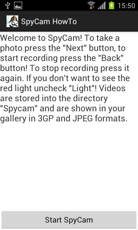 Spycam Free截图2