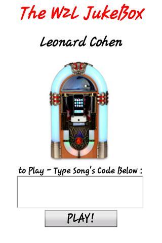 W2l Jukebox - Leonard Cohen截图1