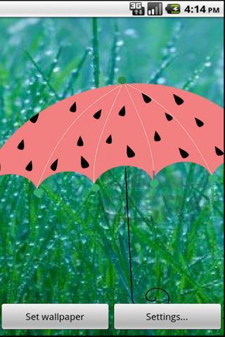 Umbrella Live Wallpaper截图1