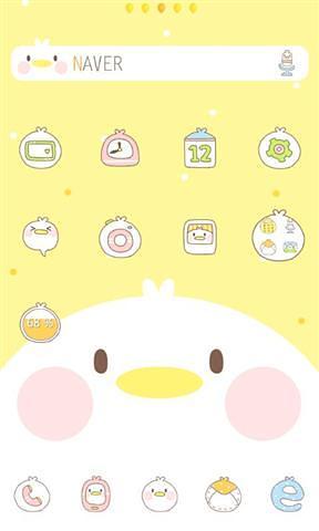 小鸡发射器主题 CHICK dodol launcher theme截图2