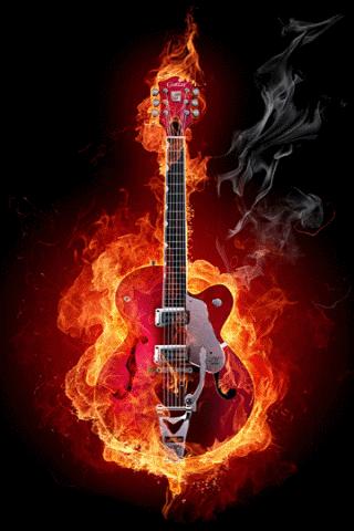 Guitar Fire Live Wallpap...截图1