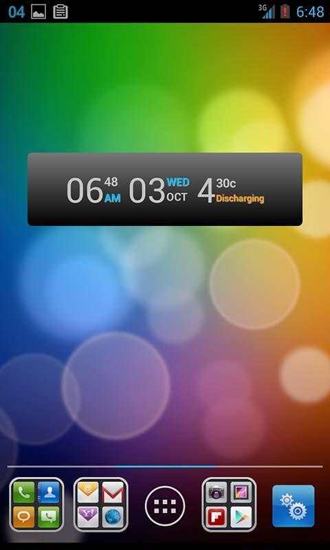 Battery Clock Calendar截图4