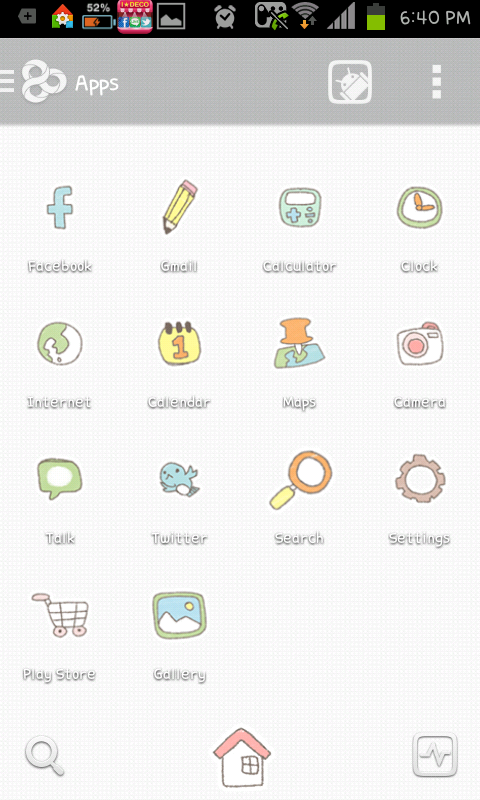 Babysitting go launcher theme截图3