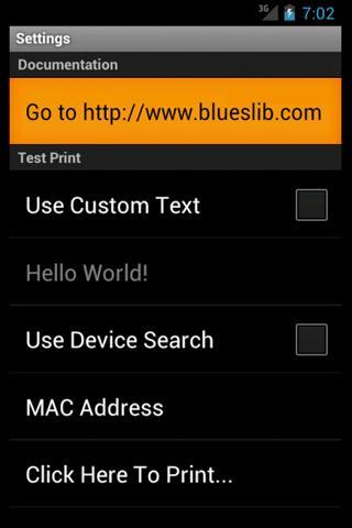 Bluetooth SPP Printer API截图2