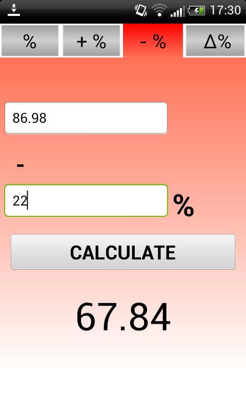 百分比计算器％截图3