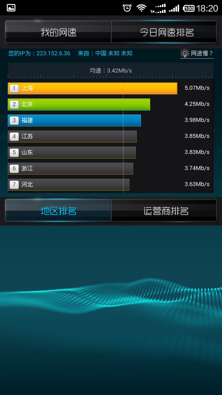 真实网络测速截图1