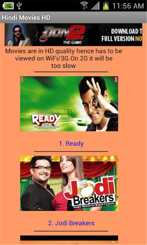 Hindi Movies HD截图1