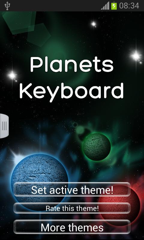 Planets Keyboard截图1