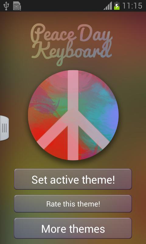 Peace Day Keyboard截图1