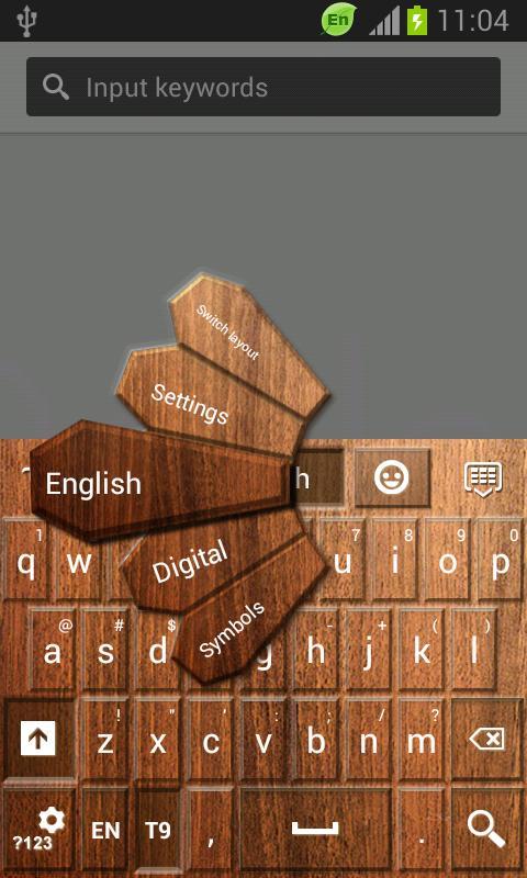 Wood Keyboard Free截图2