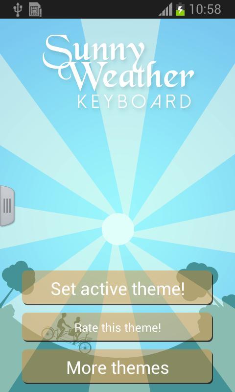 Sunny Weather Keyboard截图1