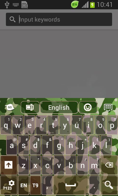 Green Camo Keyboard截图2