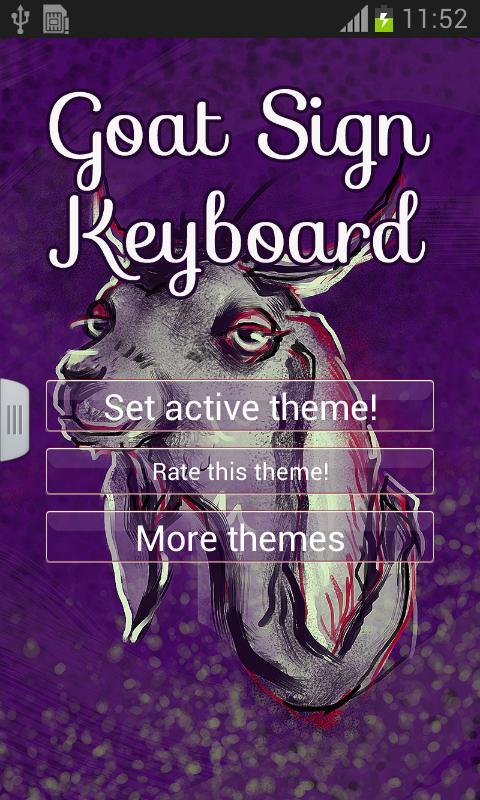 Goat Sign Keyboard截图1