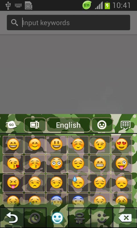 Green Camo Keyboard截图4