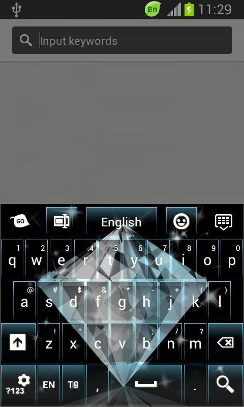 GO Keyboard Diamond Themes截图1