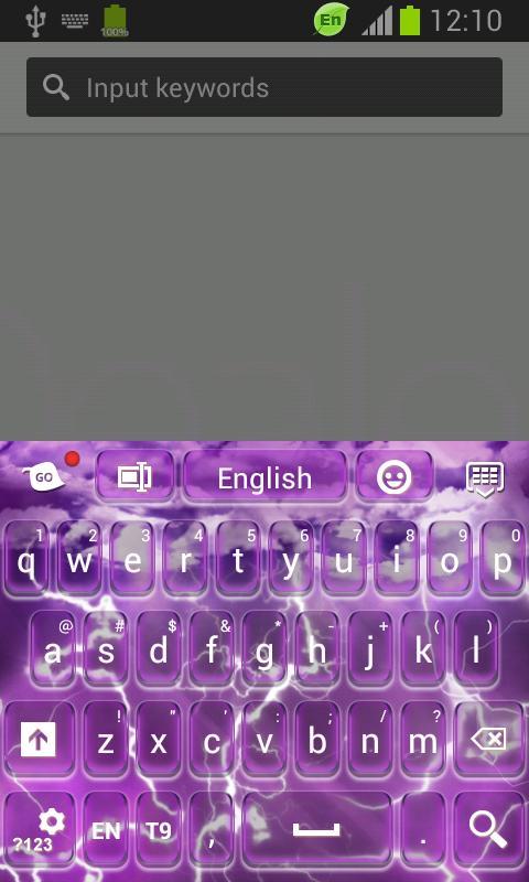 Thunderstorm Keyboard Free截图2