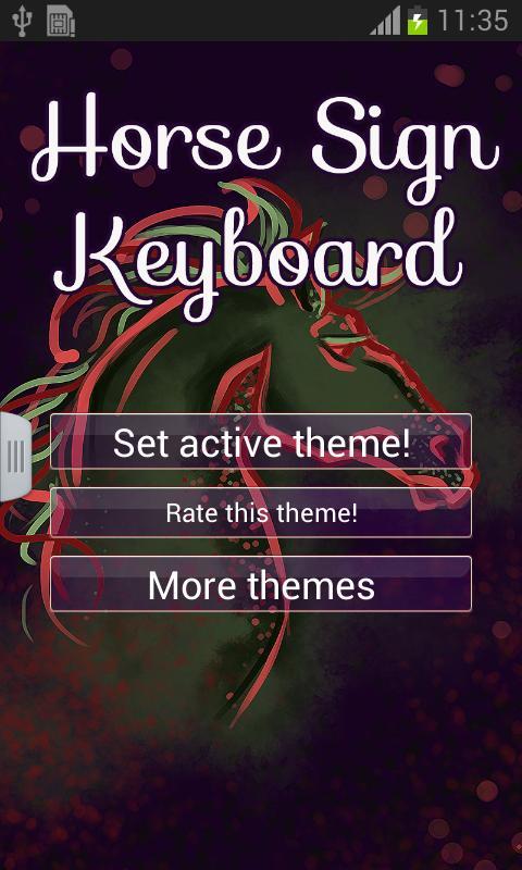 Horse Sign Keyboard截图1