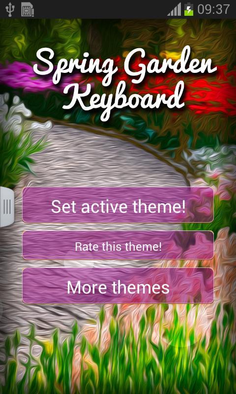 Spring Garden Keyboard截图1