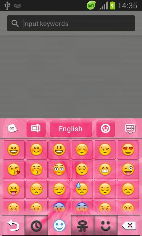 GO Keyboard Pink Language截图4