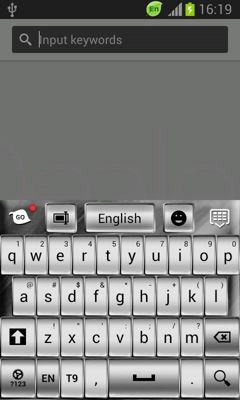 Keyboard Silver Free截图2