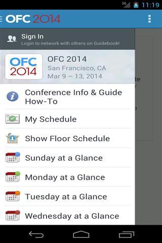 OFC会议2014截图1