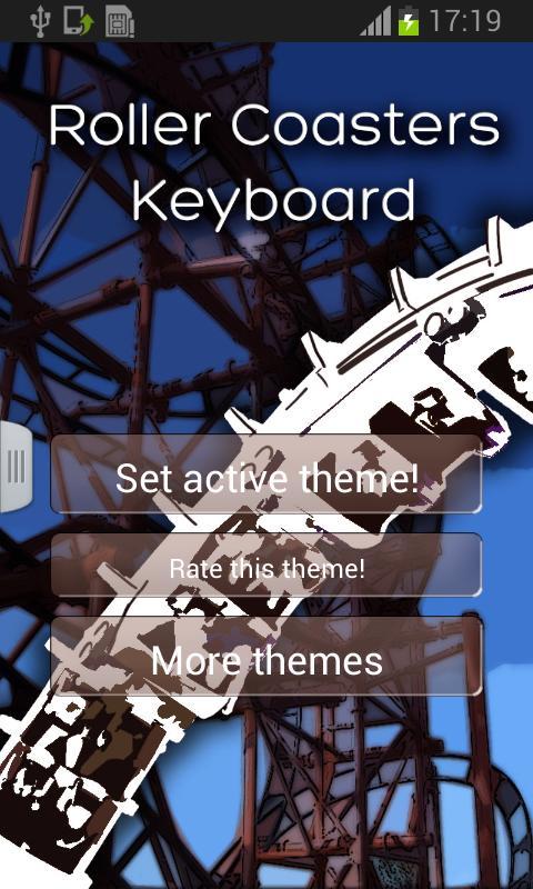 Roller Coasters Keyboard截图1