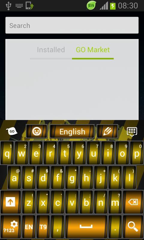 Keyboard Black and Yellow截图2