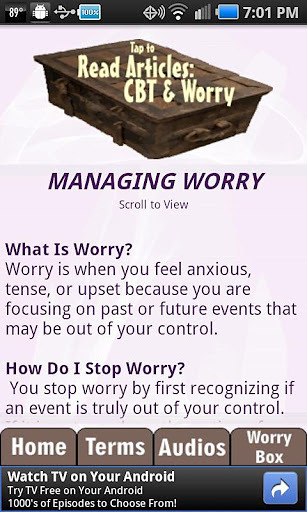 Worry Box---Anxiety Self-Help截图6