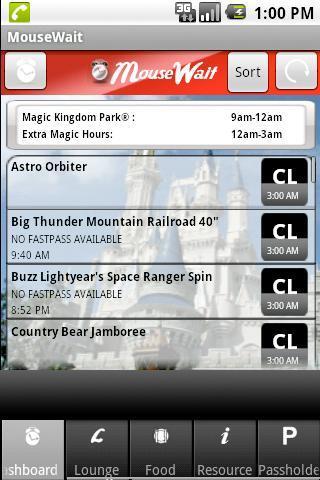 Disney World MouseWait FREE截图2