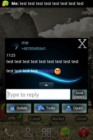 GO SMS Theme 短信临主题 - Simple2截图4