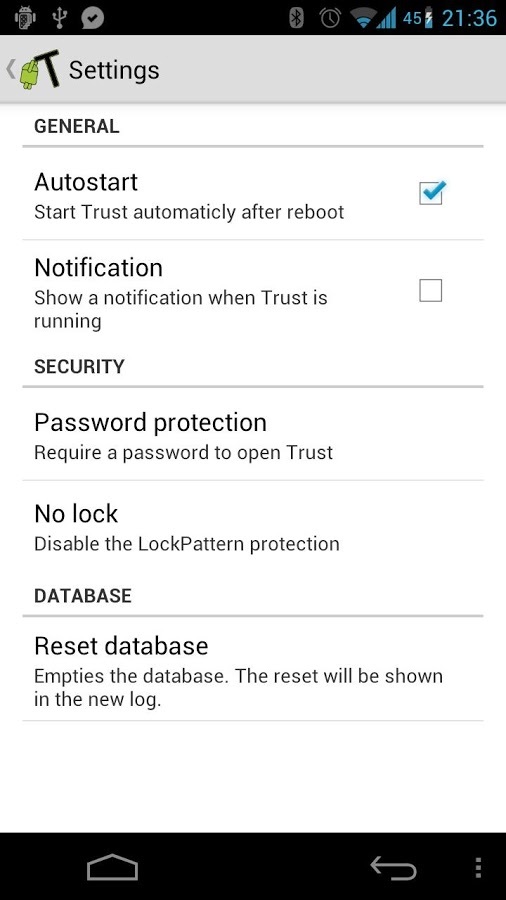 Trust程序追踪截图4