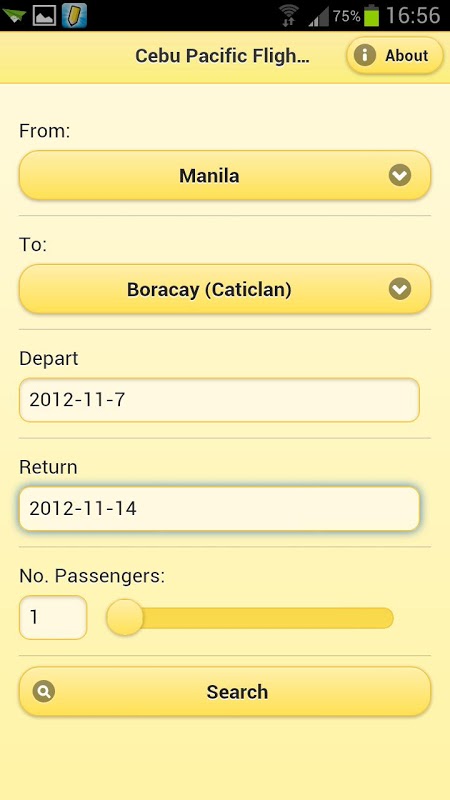 Cebu Pacific Flight Search截图4