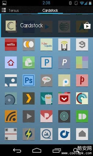 Cardstock -nova apex adw theme截图3