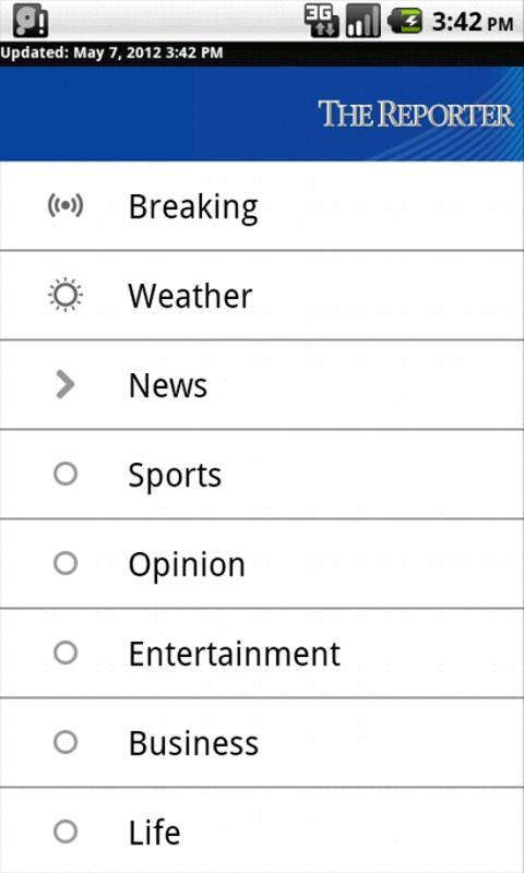 The Reporter for Android截图1