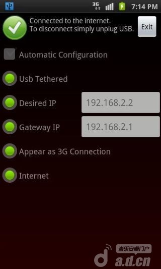 USB上网神器 Reverse Tether [Trial]截图2