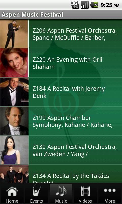 Aspen Music Festival截图2