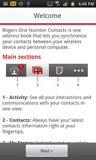 Rogers One Number Contacts截图2