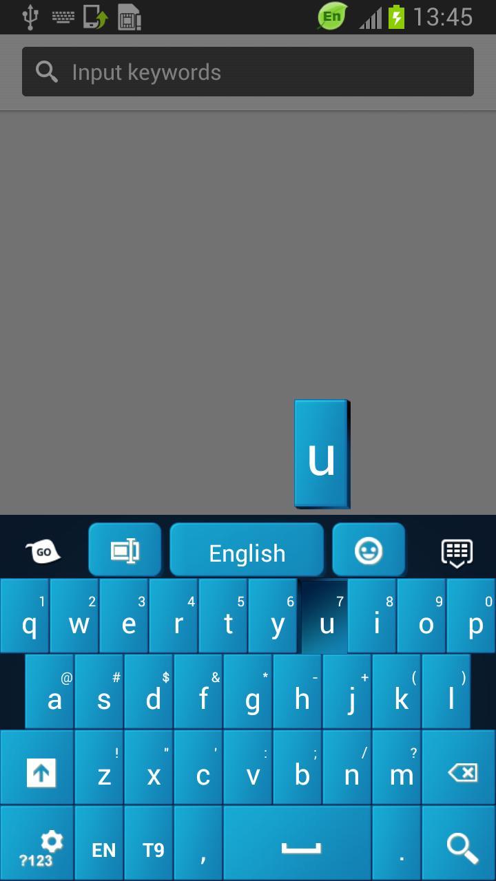 Soft Blue Keyboard截图2