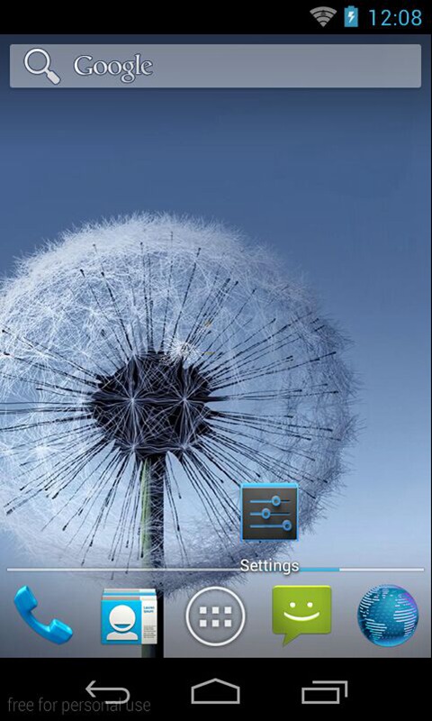 GalaxyS3蒲公英花动态壁纸截图3