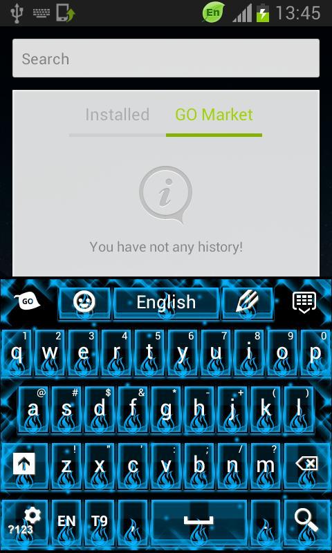 Neon Flames Keyboard截图2