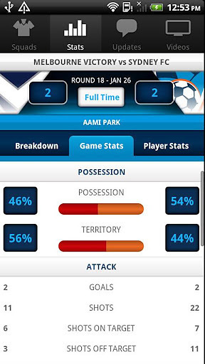 A-League Match Centre截图1
