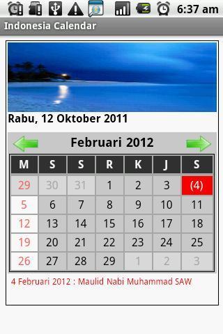 Indonesia Calendar截图5