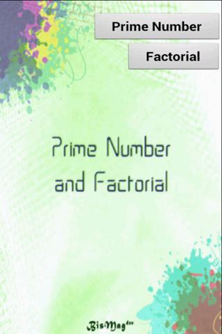 Prime Number and Factorial截图1