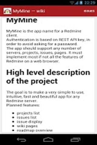 MyMine, Redmine in your pocket截图3