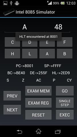 英特尔8085模拟器截图5