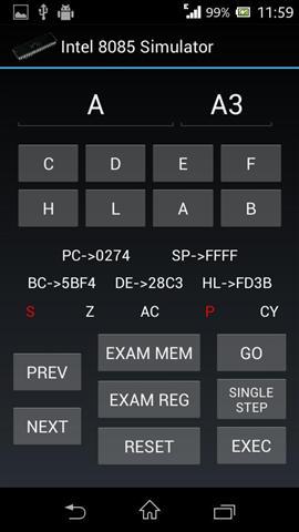 英特尔8085模拟器截图2