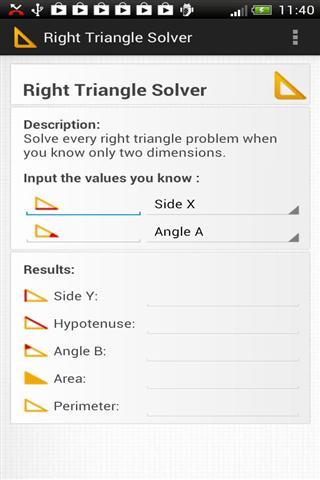 直角三角形解算器截图1